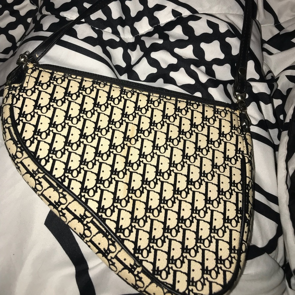 Used Dior hand purse
